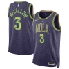 Raffinato Fascinante CJ McCollum New Orleans Pelicans Nike Unisex 2024/25 Swingman Player Jersey City Edition Purple
