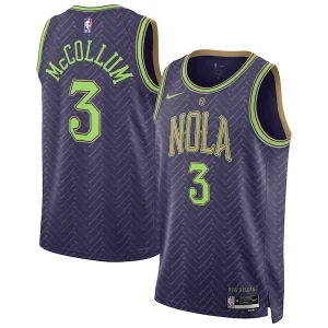 Raffinato Fascinante CJ McCollum New Orleans Pelicans Nike Unisex 2024/25 Swingman Player Jersey City Edition Purple