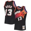Fantastico Cool Steve Nash Phoenix Suns 1996/97 Hardwood Classics NBA 75th Anniversary Diamond Swingman Jersey Black