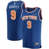 Bellissimo Accattivante RJ Barrett New York Knicks Replica Fast Break Jersey Blue Icon Edition