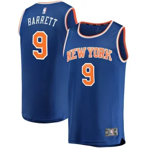 Bellissimo Accattivante RJ Barrett New York Knicks Replica Fast Break Jersey Blue Icon Edition