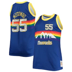 Delizioso Cool Magnifico Dikembe Mutombo Denver Nuggets Big & Tall 1991/92 NBA 75th Anniversary Diamond Swingman Jersey Blue