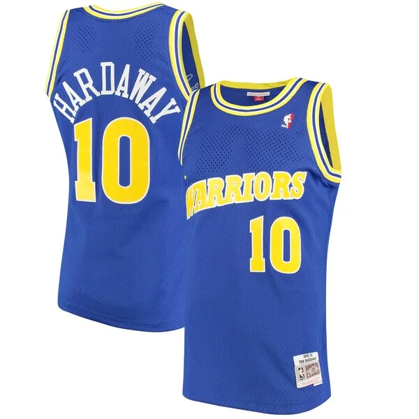 Comodo Tim Hardaway Golden State Warriors 1990/91 Hardwood Classics Swingman Jersey Royal