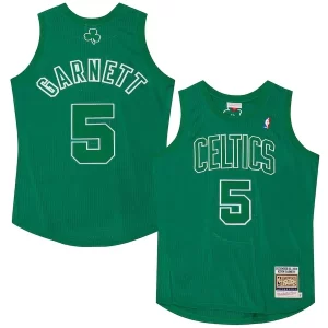 Robusto Kevin Garnett Boston Celtics 2012 Authentic Player Jersey Kelly Green
