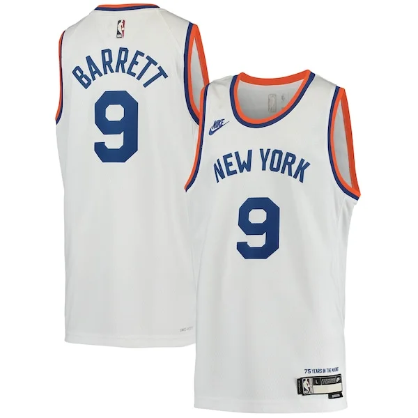 Attraente Trendy Stupendo RJ Barrett New York Knicks Nike Youth 2021/22 Swingman Player Jersey Classic Edition White