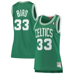 Delizioso Larry Bird Boston Celtics Women's 1985 86 Hardwood Classics Swingman Jersey Kelly Green