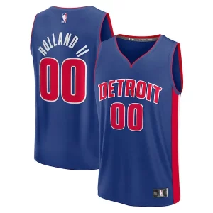 Stupendo Lussuoso Ron Holland II Detroit Pistons Youth Fast Break Replica Player Jersey Icon Edition Blue