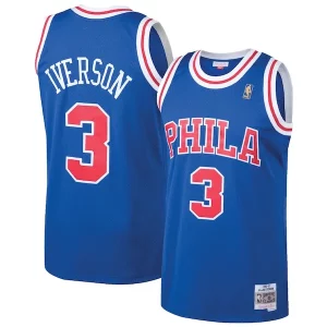 Classico Allen Iverson Philadelphia 76ers 1996/97 Hardwood Classics Throwback Swingman Jersey Royal