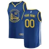 Accattivante Magnifico Robusto Golden State Warriors Youth 2019/20 Fast Break Custom Replica Jersey Royal Icon Edition