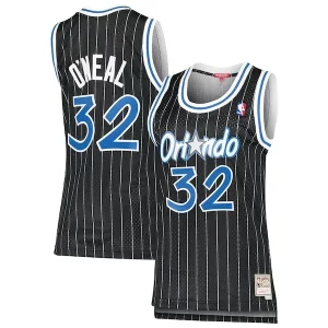 Gorgeous Shaquille O'Neal Orlando Magic Women's 1995/96 Hardwood Classics Swingman Jersey Black