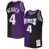 Fascinante Chris Webber Sacramento Kings Hardwood Classics 2000/01 Split Swingman Jersey Purple/Black