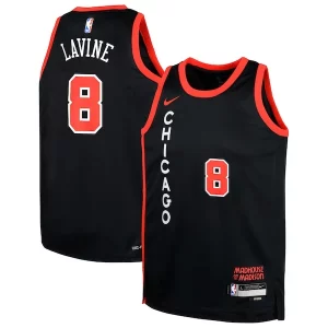 Bellissimo Carino Zach LaVine Chicago Bulls Nike Youth Swingman Replica Jersey City Edition Black