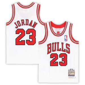Incantevole Michael Jordan Chicago Bulls Toddler 1997/98 Hardwood Classics Authentic Jersey White/Black/Red