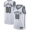 Carino Meraviglioso Brooklyn Nets Nike 2020/21 Swingman Custom Jersey Association Edition White