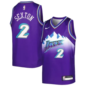 Delizioso Sofisticato Carino Collin Sexton Utah Jazz Nike Youth 2022/23 Swingman Jersey City Edition Purple