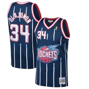 Delizioso Hakeem Olajuwon Houston Rockets 1996/97 Hardwood Classics Swingman Jersey Navy