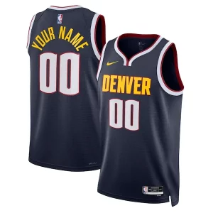 Splendido Magnifico Denver Nuggets Nike Unisex Swingman Custom Jersey Navy Icon Edition