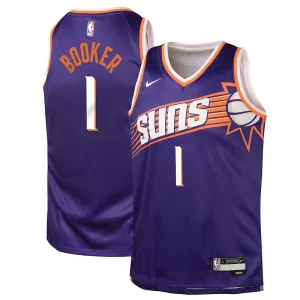 Carino Devin Booker Phoenix Suns Nike Youth Swingman Jersey Icon Edition Purple