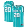 Delizioso Robusto Gordon Hayward Charlotte Hornets 2020/21 Fast Break Replica Player Jersey Teal Icon Edition
