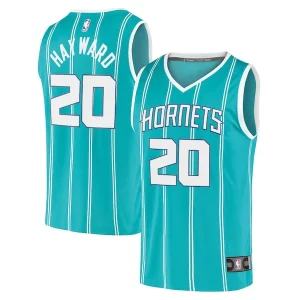 Delizioso Robusto Gordon Hayward Charlotte Hornets 2020/21 Fast Break Replica Player Jersey Teal Icon Edition