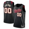 Gorgeous Classico Eccezionale Portland Trail Blazers Nike Unisex 2023/24 Custom Swingman Jersey Black City Edition