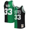 Classico Trendy Gorgeous Larry Bird Boston Celtics Hardwood Classics 1985/86 Split Swingman Jersey Black/Kelly Green