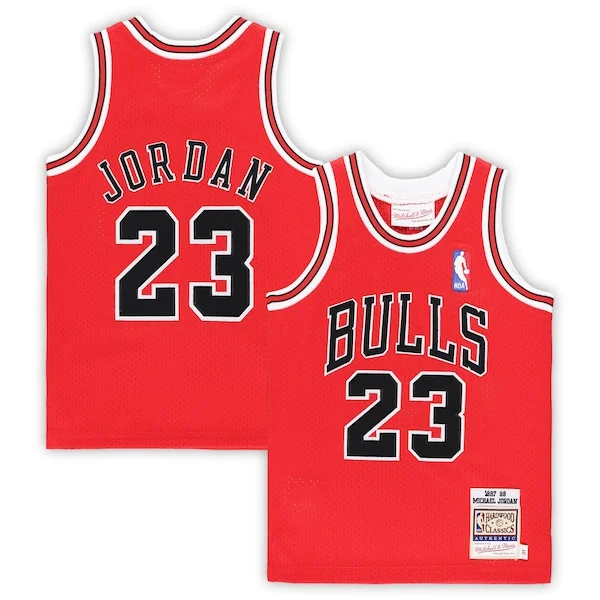 Gorgeous Duraturo Comodo Michael Jordan Chicago Bulls Toddler 1997/98 Hardwood Classics Authentic Jersey Red/Black/White