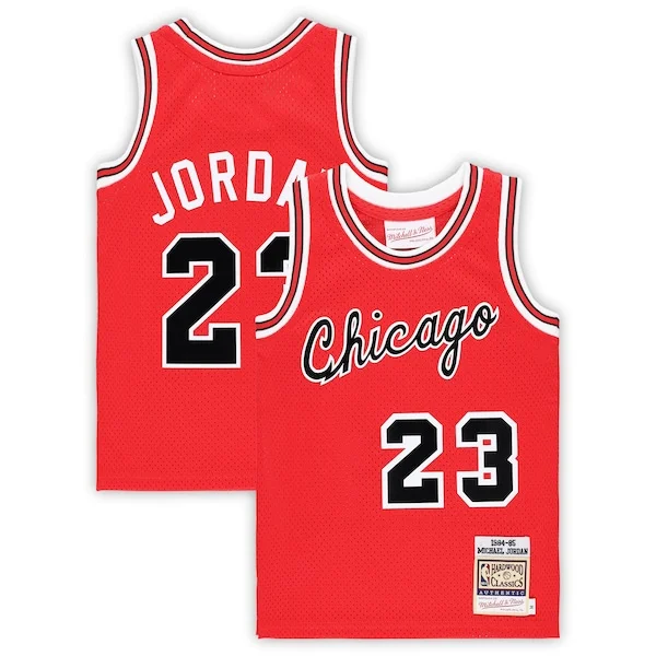 Pratico Carino Sofisticato Michael Jordan Chicago Bulls Preschool Hardwood Classics 1984/85 Authentic Swingman Jersey Red