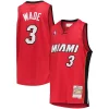Attraente Dwyane Wade Miami Heat Youth 2005/06 Hardwood Classics Swingman Jersey Red