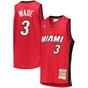Attraente Dwyane Wade Miami Heat Youth 2005/06 Hardwood Classics Swingman Jersey Red