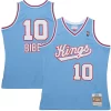 Gorgeous Mike Bibby Sacramento Kings 2001/02 Hardwood Classics Swingman Jersey Light Blue