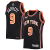 Moderno Resistente Robusto RJ Barrett New York Knicks Nike Youth 2021/22 Swingman Jersey City Edition Black