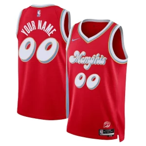 Pratico Memphis Grizzlies Nike Unisex 2024/25 Custom Swingman Jersey City Edition Red