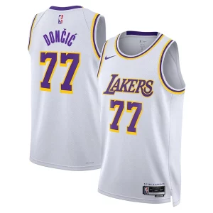 Sofisticato Meraviglioso Gorgeous Luka Dončić Los Angeles Lakers Nike Association Edition Unisex Swingman Jersey White