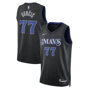Resistente Classico Fascinante Luka Dončić Dallas Mavericks Nike Unisex 2023/24 Swingman Jersey Black City Edition