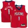 Lussuoso Raffinato Stupendo Zion Williamson New Orleans Pelicans Jordan Brand Toddler 2020/21 Jersey Red Statement Edition