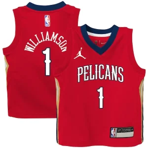 Lussuoso Raffinato Stupendo Zion Williamson New Orleans Pelicans Jordan Brand Toddler 2020/21 Jersey Red Statement Edition