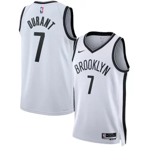Carino Elegante Kevin Durant Brooklyn Nets Nike Unisex Swingman Jersey Association Edition White/Black