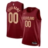 Raffinato Cleveland Cavaliers Nike Unisex Swingman Custom Jersey Burgundy Icon Edition