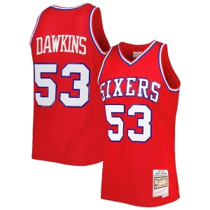Fantastico Meraviglioso Darryl Dawkins Philadelphia 76ers Hardwood Classics 1979/80 Swingman Jersey Red