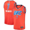 Eccezionale Chet Holmgren Oklahoma City Thunder Fast Break Replica Player Jersey Statement Edition Orange