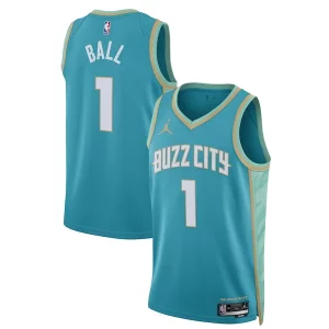 Carino Splendido Incantevole LaMelo Ball Charlotte Hornets Jordan Brand Unisex 2023/24 Swingman Jersey Teal City Edition