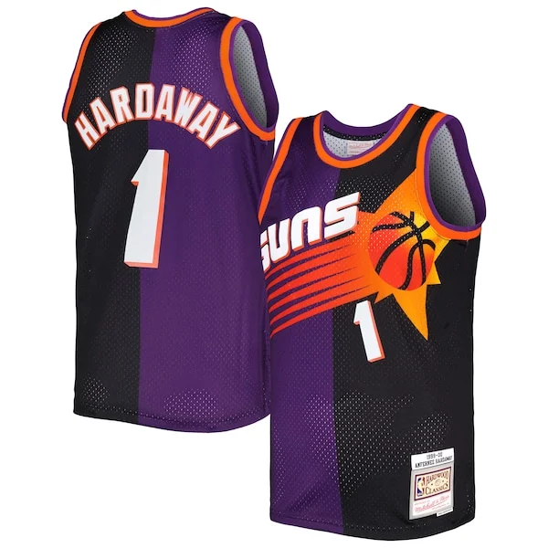 Meraviglioso Ottimo Penny Hardaway Phoenix Suns Hardwood Classics 1999/00 Split Swingman Jersey Purple/Black