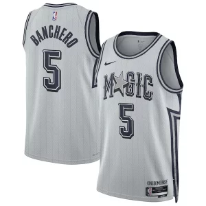 Attraente Paolo Banchero Orlando Magic Nike Unisex 2024/25 Swingman Player Jersey City Edition Silver