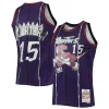 Prestigioso Cool Fascinante Vince Carter Toronto Raptors 1998/99 Hardwood Classics NBA 75th Anniversary Diamond Swingman Jersey Purple