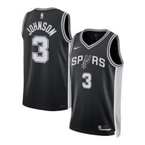 Ottimo Sofisticato Fascinante Keldon Johnson San Antonio Spurs Nike Unisex Swingman Jersey Icon Edition Black/White