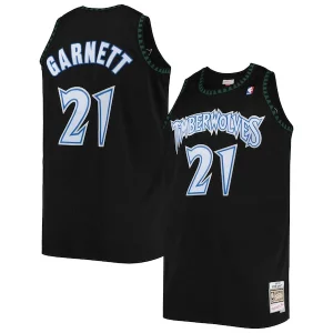 Robusto Lussuoso Magnifico Kevin Garnett Minnesota Timberwolves 1997/98 Big & Tall Hardwood Classics Swingman Jersey Black