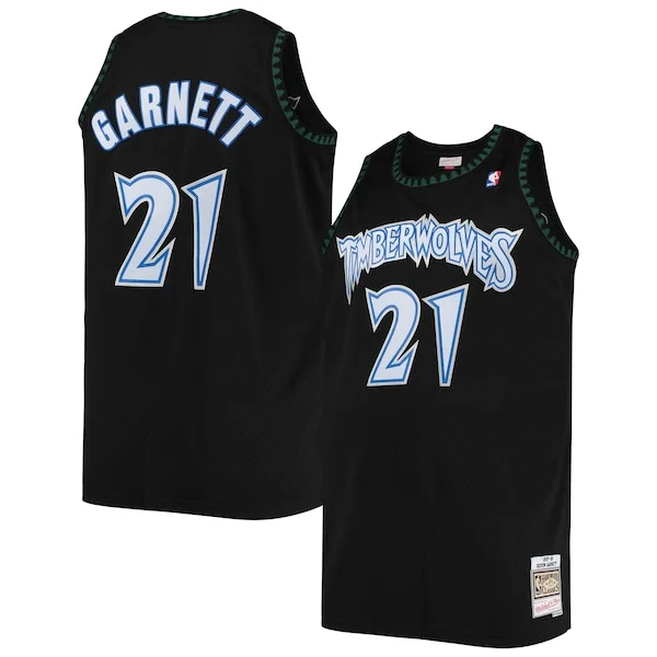 Robusto Lussuoso Magnifico Kevin Garnett Minnesota Timberwolves 1997/98 Big & Tall Hardwood Classics Swingman Jersey Black