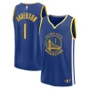 Comodo Elegante Kyle Anderson Golden State Warriors Fast Break Replica Player Jersey Icon Edition Royal