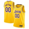 Magnifico Los Angeles Lakers Nike Unisex Swingman Custom Jersey Gold Icon Edition